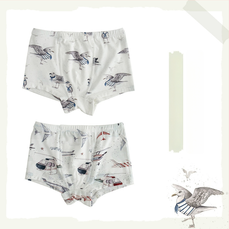 Andan Baby prirodne bambus-pamučne bokserice za djecu, unisex, elastične, udoban kroj