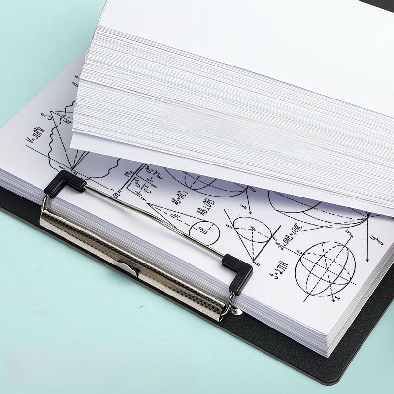 Plasztikus lemezcsipesz A4 dokumentumokhoz, lemez vastagsága 3 mm, méretek 235×315 mm, függő irattartó