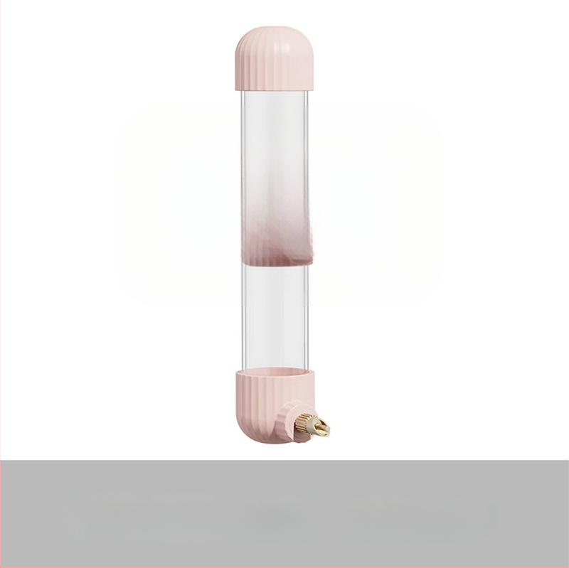 Dispenser automat de apă pentru papagal, din acrilic; recipient tip seringă; brand Demon pet; personalizabil pentru comenzi mari