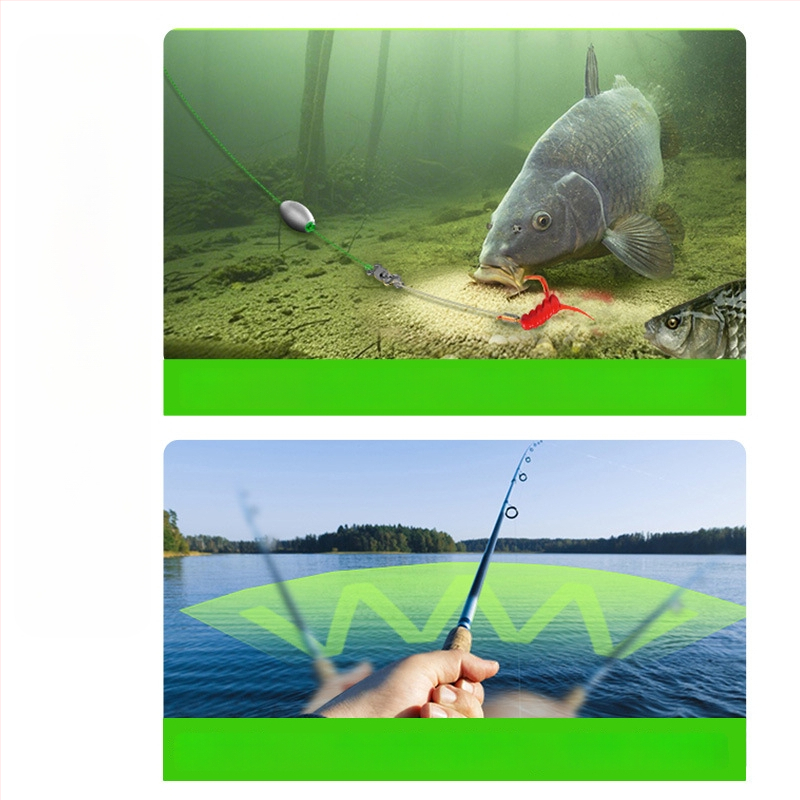 Комплект за риболов на карп: линии за есенно-зимния сезон, PE материал