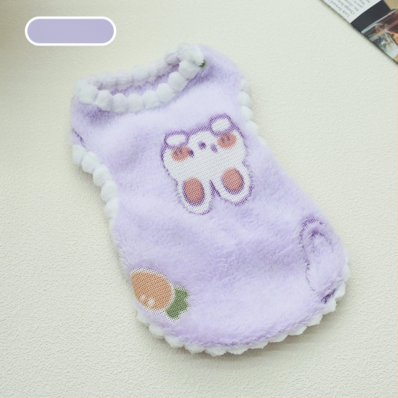 Gyapjúból készült háziállat mellény, hercegnő stílus, kutyáknak és macskáknak