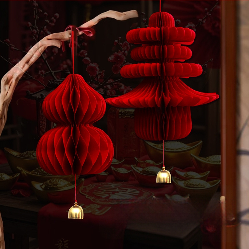 Χάρτινο φανάρι, κινεζικού στυλ, ακανόνιστο σχήμα, μάρκα Gong Huang, δεν φωτίζει