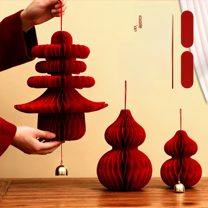 Χάρτινο φανάρι, κινεζικού στυλ, ακανόνιστο σχήμα, μάρκα Gong Huang, δεν φωτίζει