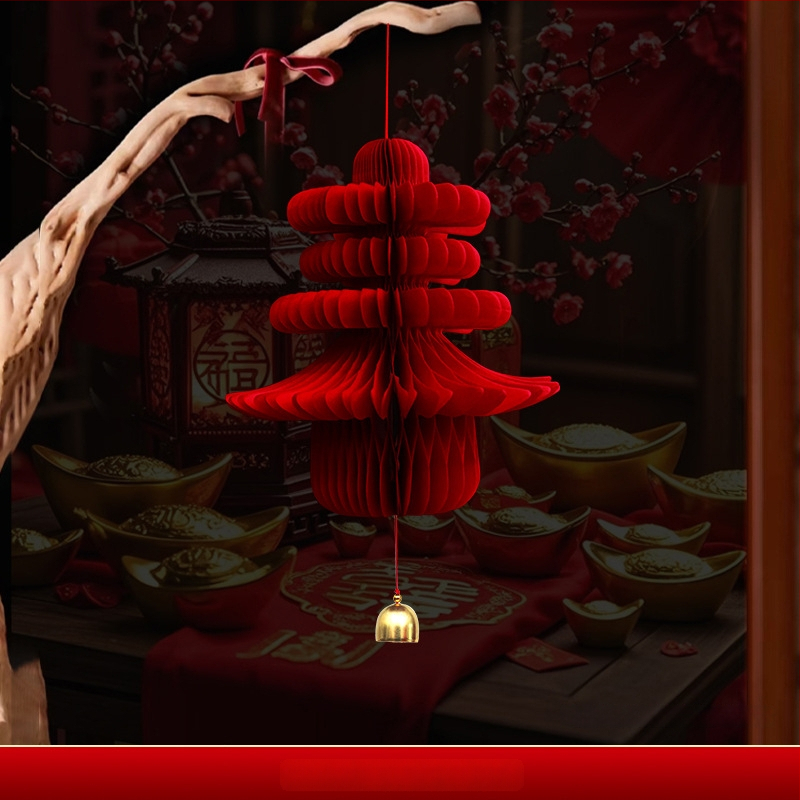 Χάρτινο φανάρι, κινεζικού στυλ, ακανόνιστο σχήμα, μάρκα Gong Huang, δεν φωτίζει