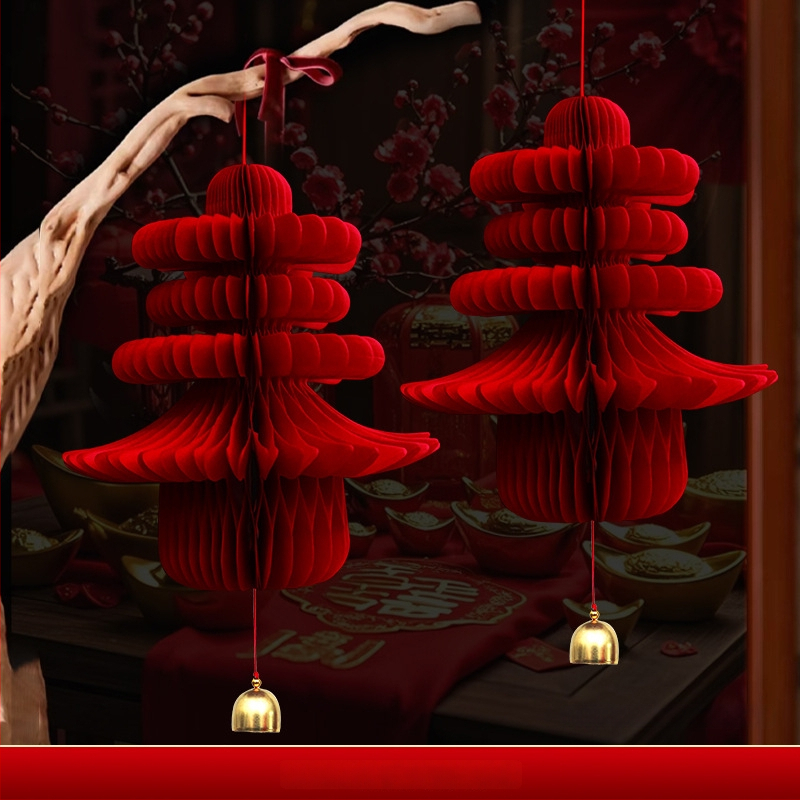 Χάρτινο φανάρι, κινεζικού στυλ, ακανόνιστο σχήμα, μάρκα Gong Huang, δεν φωτίζει