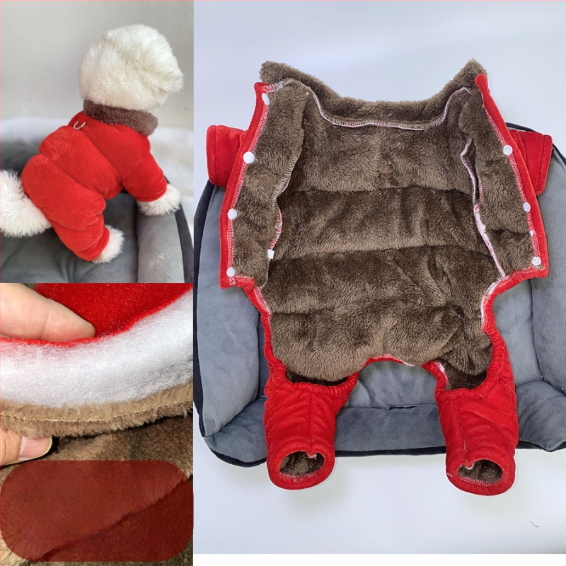 Beggar cat bársonyos pamut kabát állatoknak — poliészter, mindennapi stílus, téli viselet