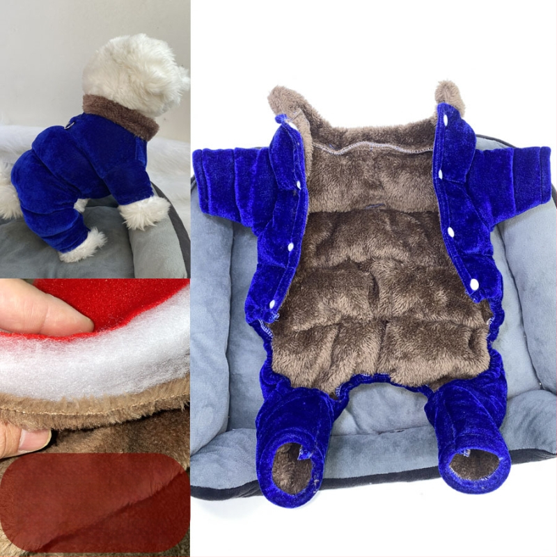 Beggar cat bársonyos pamut kabát állatoknak — poliészter, mindennapi stílus, téli viselet