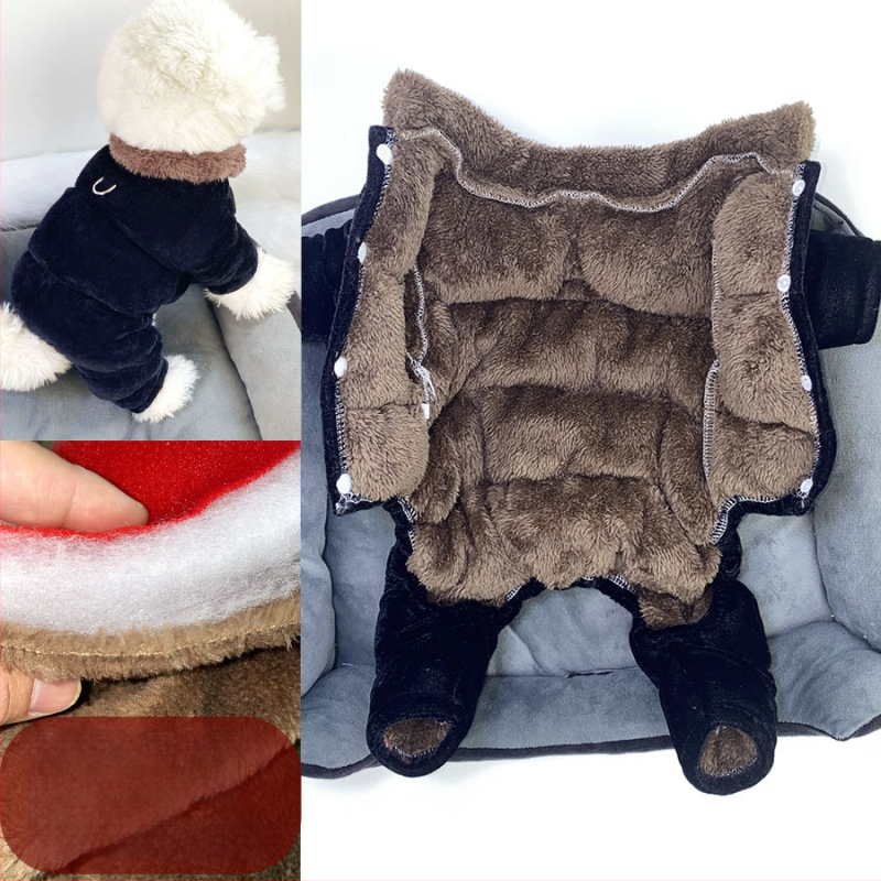 Beggar cat bársonyos pamut kabát állatoknak — poliészter, mindennapi stílus, téli viselet