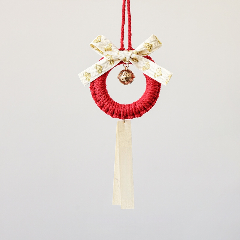 Nuchi ornament de Anul Nou cu clopoțel, caracter de binecuvântare și motiv zodiacal, pandant mini suspendat pentru Festivalul de primăvară