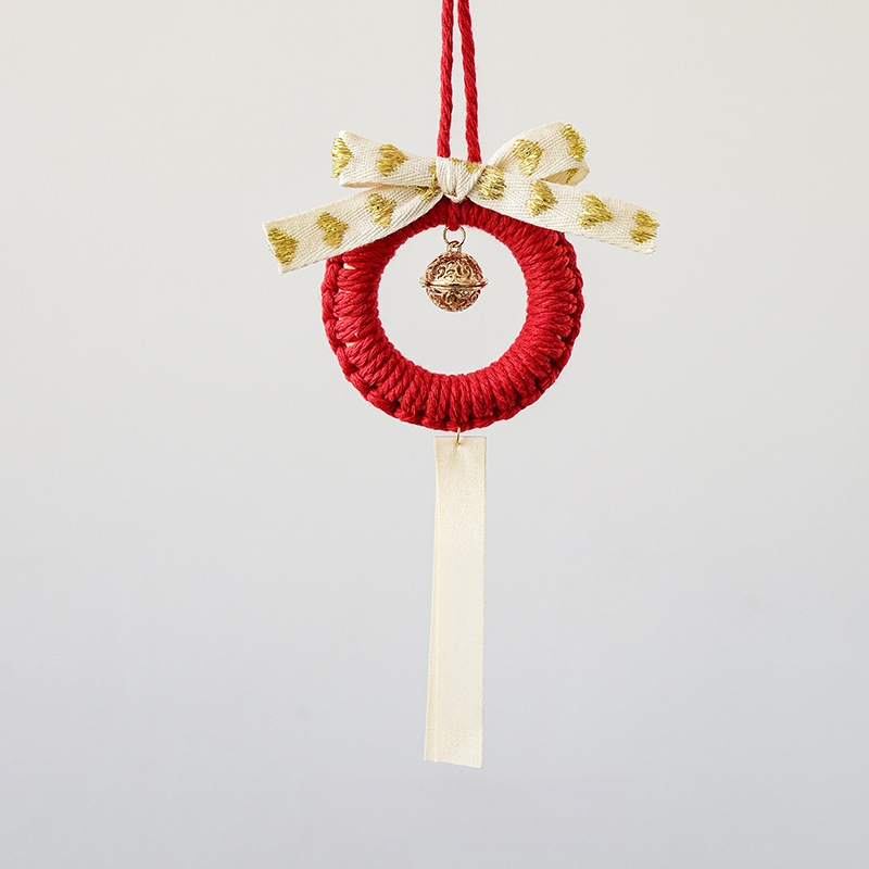 Nuchi ornament de Anul Nou cu clopoțel, caracter de binecuvântare și motiv zodiacal, pandant mini suspendat pentru Festivalul de primăvară