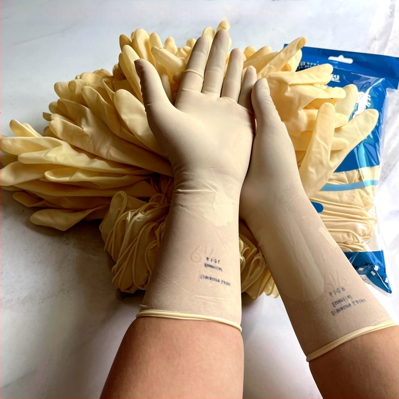 Egyszer használatos vastagított latex kesztyűk, ambidextr, 25 pár (anyag: latex; vastagság: vastag; dizájn: ambidextr; mennyiség: 25 pár)