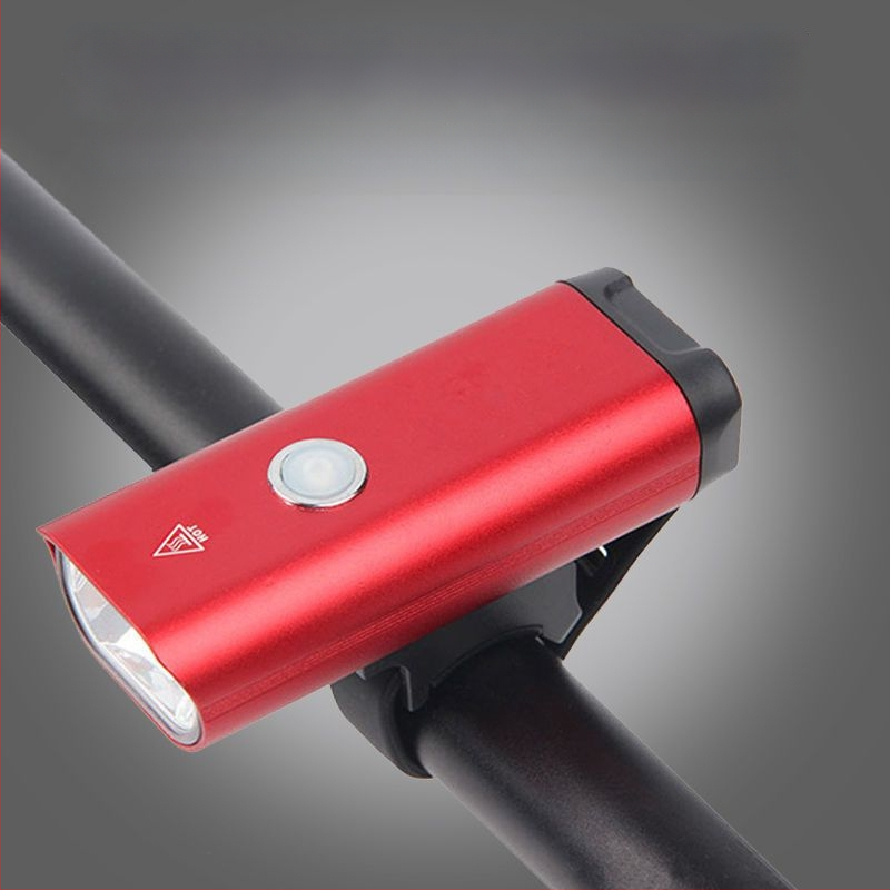 Lumină frontală pentru bicicletă din aliaj de aluminiu, reîncărcabilă, iluminare puternică pentru ciclism de munte noaptea