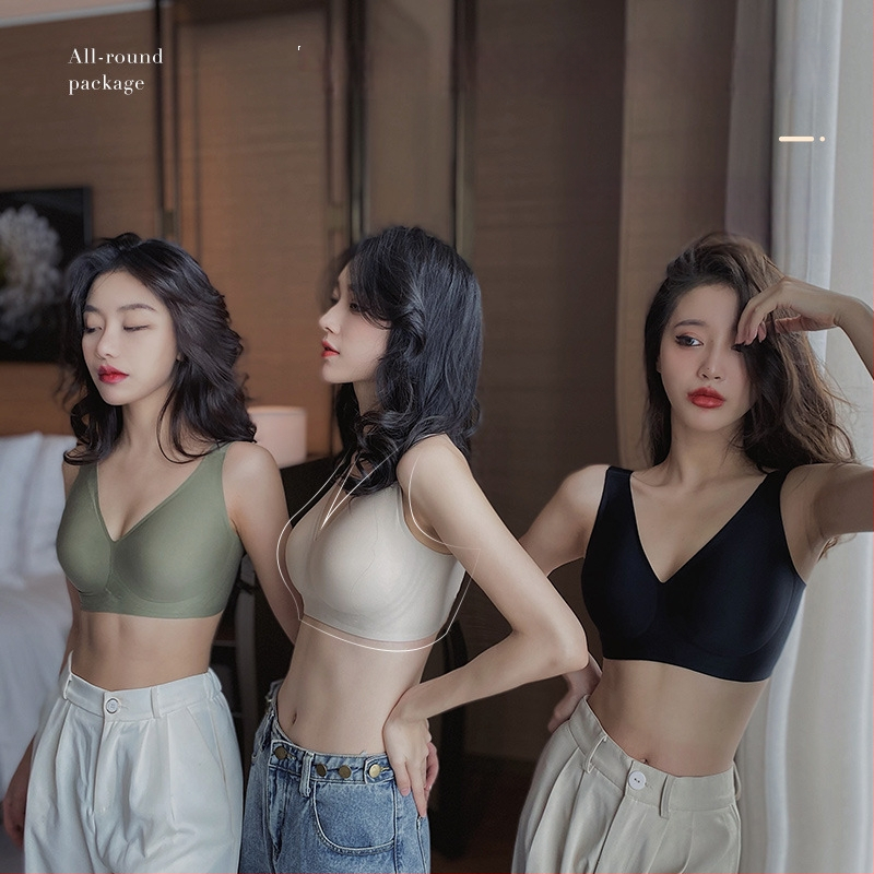 Ασύρματο σουτιέν με πλήρη κάλυψη, λατέξ καλουπμένες κάψες, λεπτός σχεδιασμός, σταθερές διπλές τιράντες, πίσω κούμπωμα με τρεις σειρές αγκιστρωμάτων