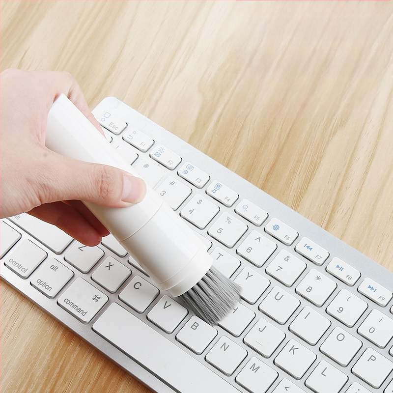 SYT-05 Έξι-σε-Ένα Καθαριστικό Στυλό για Ακουστικά — Καθολικό καθαριστικό εργαλείο για AirPods, κινητά τηλέφωνα και πληκτρολόγια; Πλαστικό σώμα; Βάρος 42 g; Λογότυπο με λέιζερ