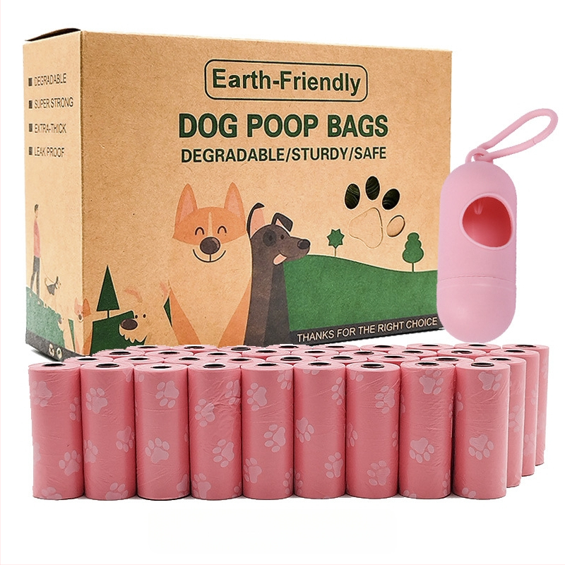 Pungi pentru fecale de câine, HDPE, deschidere plată, grosime regulată, Grid