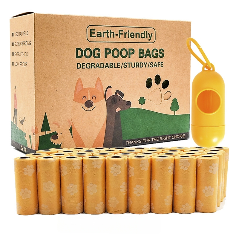 Pungi pentru fecale de câine, HDPE, deschidere plată, grosime regulată, Grid