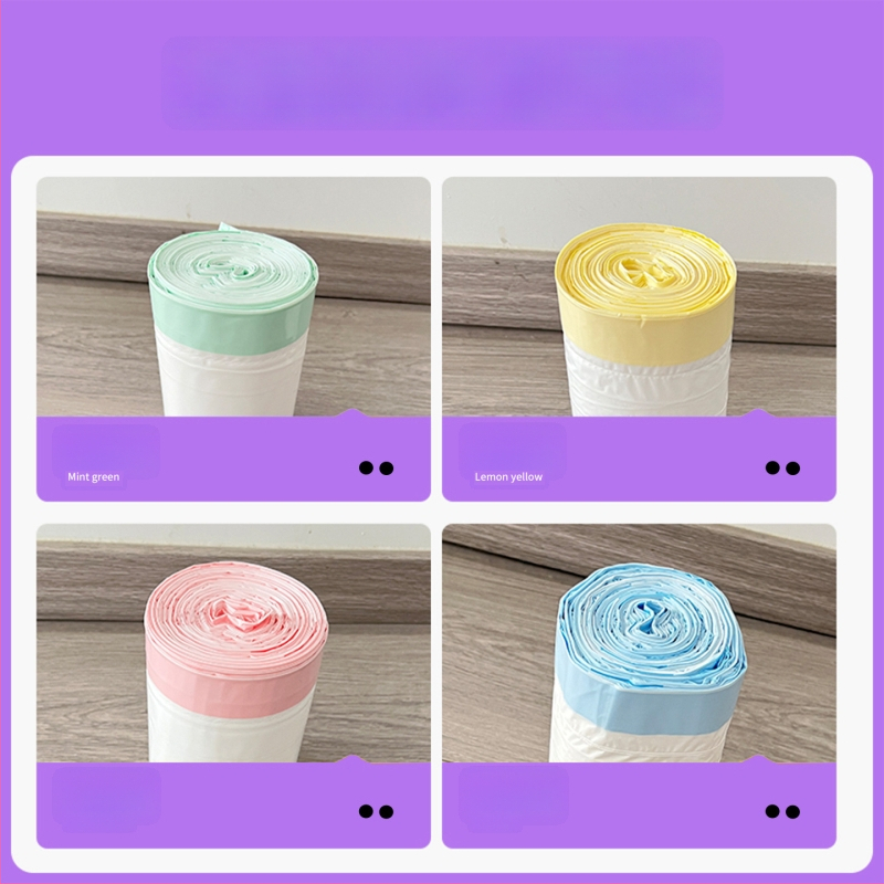 Sac pentru nisip de pisică HDPE gros, tip rolă, de unică folosință, pentru tavă de pisică inteligentă (MMD-01)