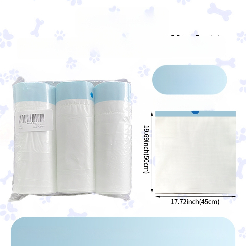 Sac pentru nisip de pisică HDPE gros, tip rolă, de unică folosință, pentru tavă de pisică inteligentă (MMD-01)