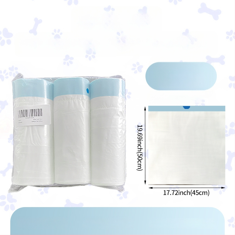 Sac pentru nisip de pisică HDPE gros, tip rolă, de unică folosință, pentru tavă de pisică inteligentă (MMD-01)