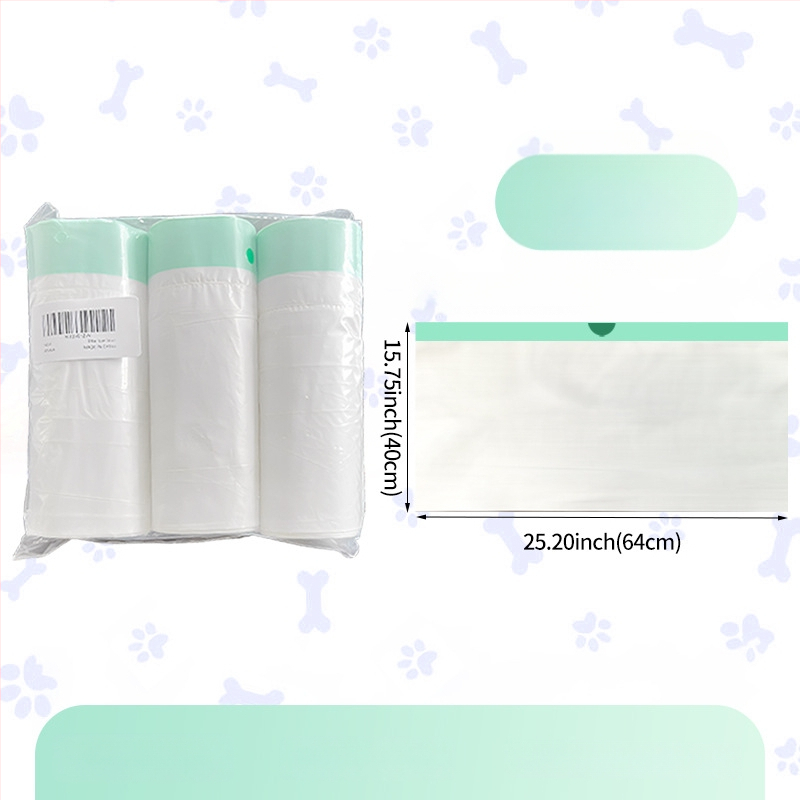 Sac pentru nisip de pisică HDPE gros, tip rolă, de unică folosință, pentru tavă de pisică inteligentă (MMD-01)