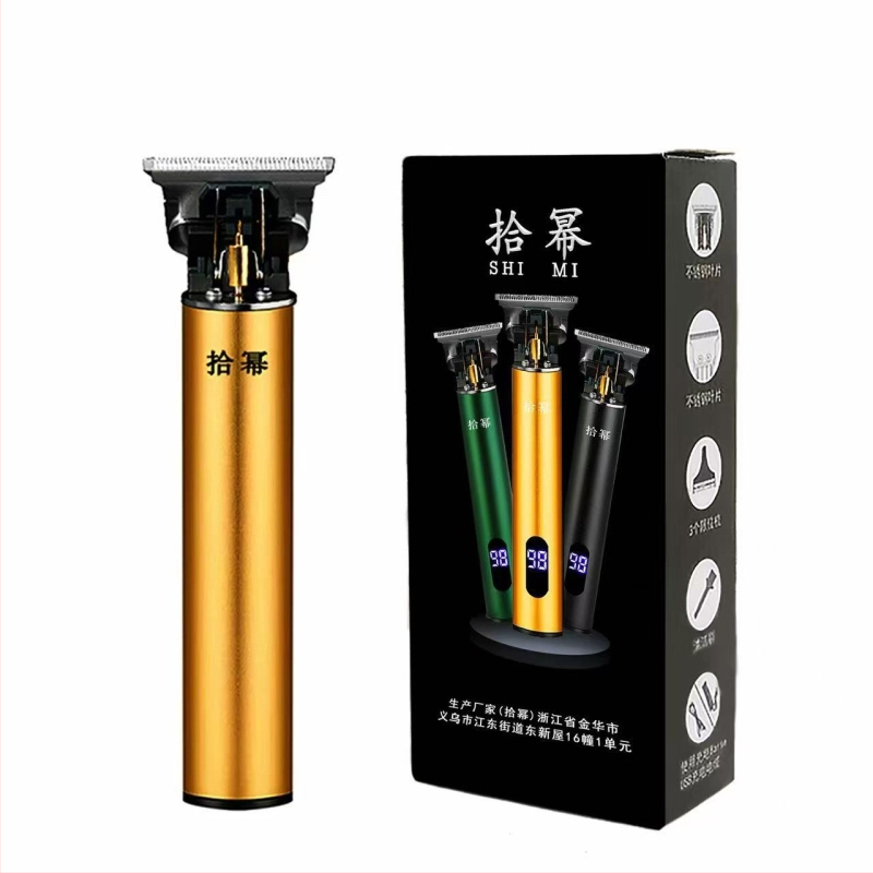 Κουρευτική μηχανή μαλλιών με brushless κινητήρα, λεπίδα από κράμα τιτανίου, αδιάβροχη, επαναφορτιζόμενη με ενσωματωμένη μπαταρία, διάρκεια μπαταρίας 3–6 ώρες