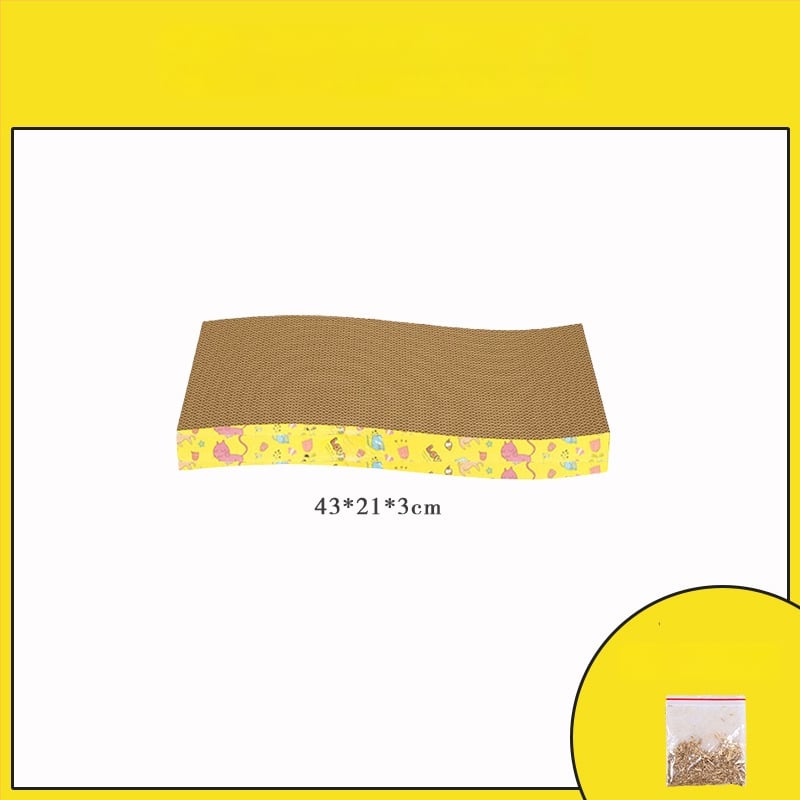 Mahaqu σανίδα γρατζουνίσματος γάτας – παχύτερη, ανθεκτική στη φθορά για ακονίσματα νυχιών, κυπελλοειδές παιχνίδι γάτας από κυματοειδές χαρτί, γλυκό στυλ