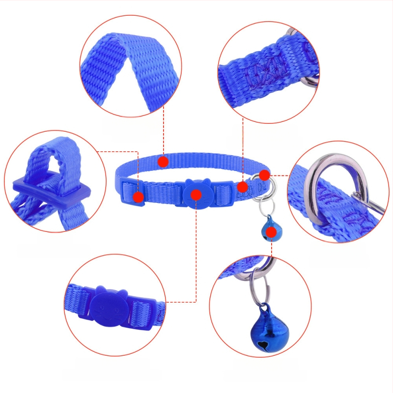 Macska nyakörv – Nylon (Származás: Guangdong; Márka: Cool; Nem bővíthető; Macskáknak)