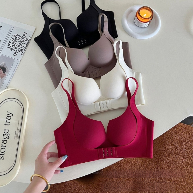 Σουτιέν χωρίς ραφές με μπροστινό κούμπωμα, ασύρματο, με ανύψωση και στήριξη του στήθους