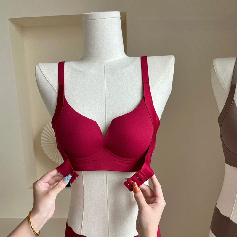 Σουτιέν χωρίς ραφές με μπροστινό κούμπωμα, ασύρματο, με ανύψωση και στήριξη του στήθους