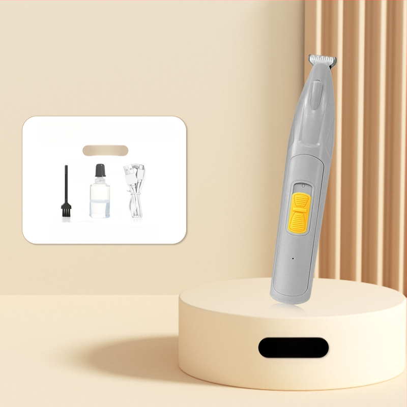 Tuns electric pentru animale de companie – pentru câini și pisici, trimmer pentru păr la labe și șlefuitor de unghii, ABS și oțel inoxidabil