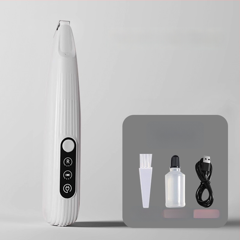 Tăietor electric pentru picioarele animalelor de companie, silențios, încărcabil; Material: ABS + ceramică + oțel inoxidabil; Utilizare universală; Brand Tiger Pets; Cod produs Fz-256