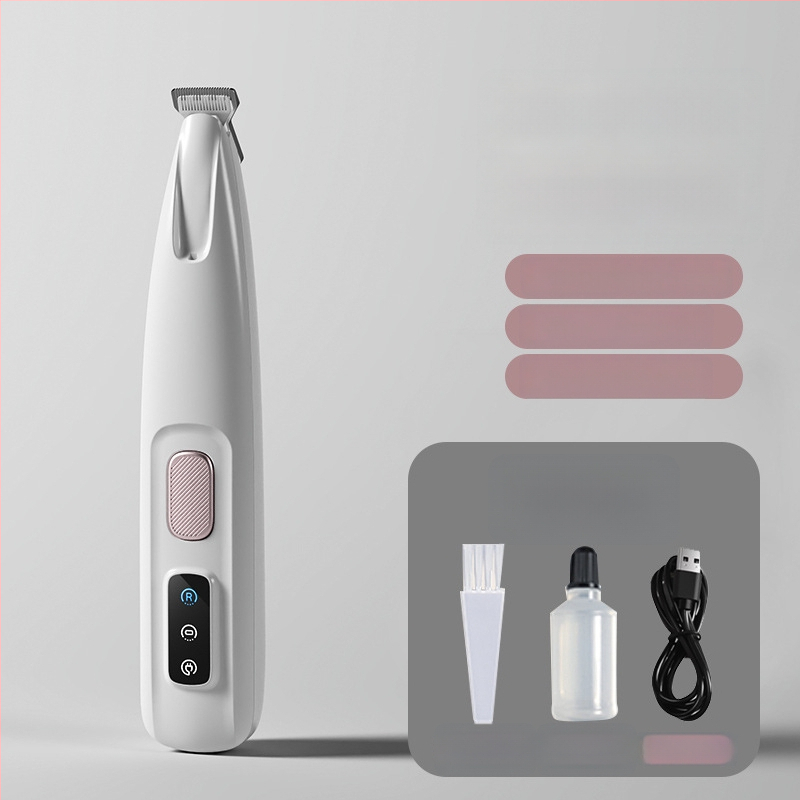 Tăietor electric pentru picioarele animalelor de companie, silențios, încărcabil; Material: ABS + ceramică + oțel inoxidabil; Utilizare universală; Brand Tiger Pets; Cod produs Fz-256