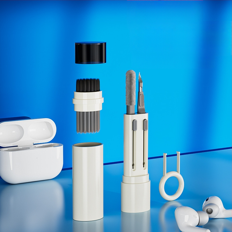 SYT-05 6‑in‑1 tisztító készlet elektronikai eszközökhöz; Anyag: ABS; Funkció: elektronikus eszközök tisztítása; Márka: Seven Thousand Ice