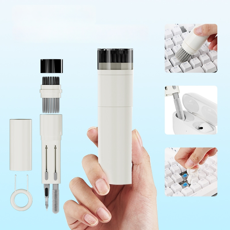 SYT-05 6‑in‑1 tisztító készlet elektronikai eszközökhöz; Anyag: ABS; Funkció: elektronikus eszközök tisztítása; Márka: Seven Thousand Ice