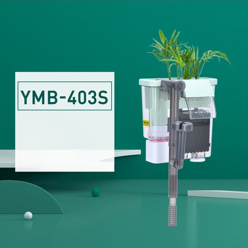 Yee Filtr do akvária – Malá tichá vonkajšia 3v-1 vodopád na stenu, oksigenácia a cirkulácia, plast; Pre sladkovodné ryby; Modely: YMB-401/403/404/405; Značka: Yee