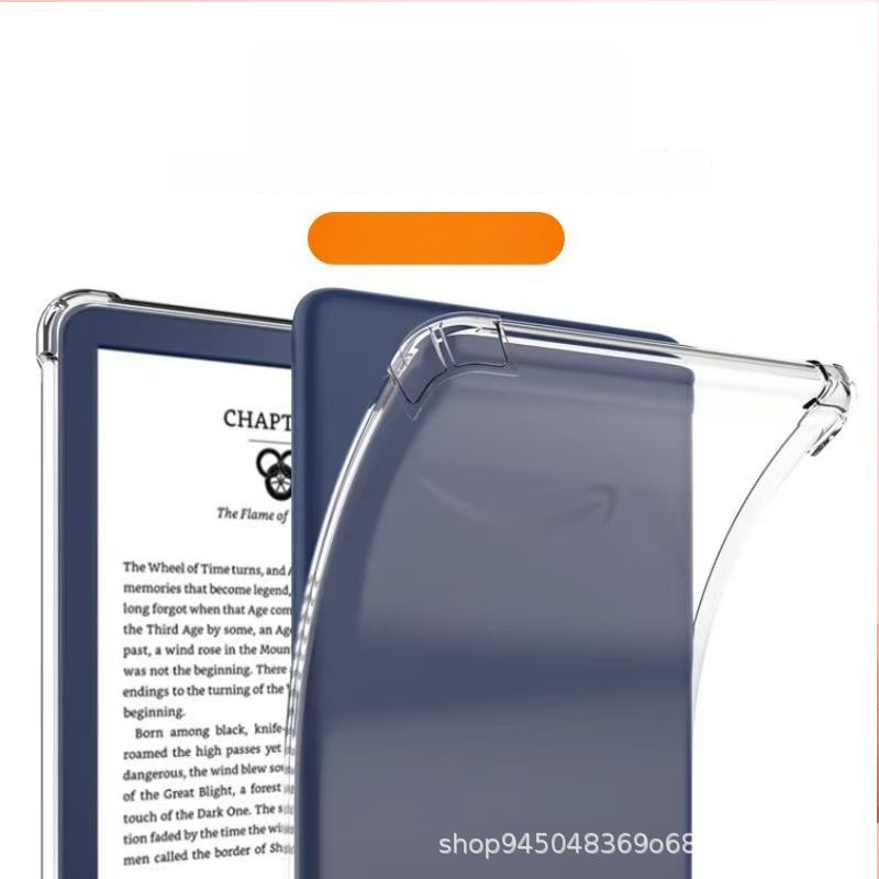 Carcasă de protecție TPU transparentă pentru Kindle KPW5/6/Oasis/11th, rezistentă la uzură, impermeabilă, husă moale