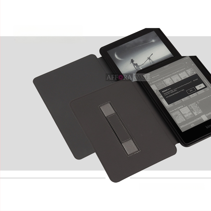 Kindle 2024 védőtok, TPU, nyitható fedél, testre szabott a rajzok szerint, logó nyomtatás