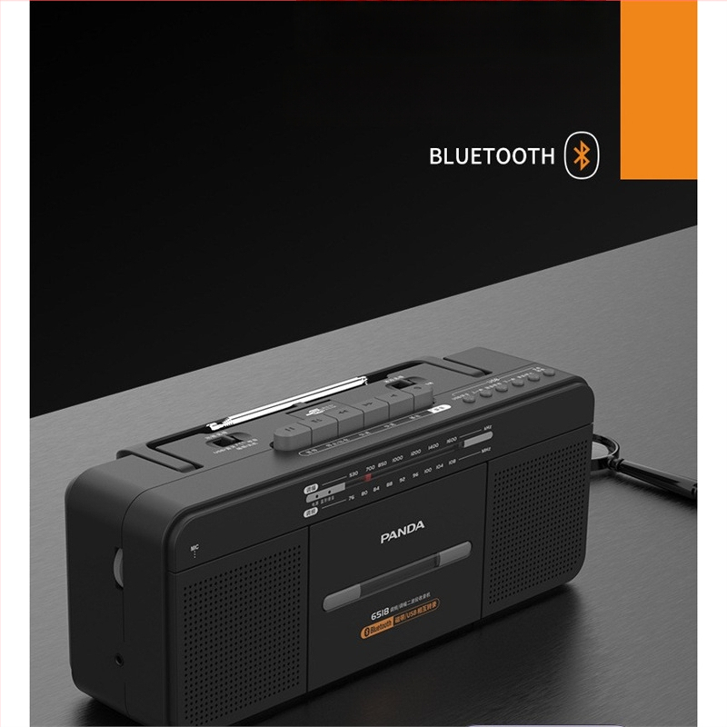 Panda 6518 Εκπαιδευτικός Ακουστικός Καταγραφέας με Δύο Ηχεία, Καταγραφή USB/MP3, Μαγνητική Κασέτα, Για Τάξη