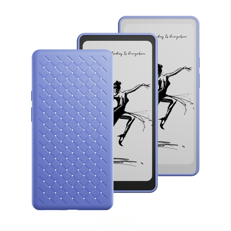 iReader Tango TPU hátlapi védőtok, szövött textúra, csúszásmentes, matt felület