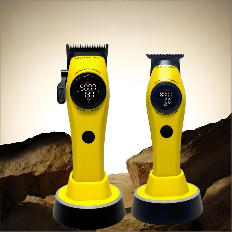 Κουρευτική μηχανή μαλλιών με brushless κινητήρα, λεπίδα από κράμα τιτάνιου, λεπίδα με 21 βαθμίδες με βαθμιαίο taper, 9000 RPM, ενσωματωμένη μπαταρία 2000–4000mAh