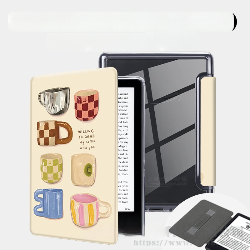 PU Kindle védőtok egyedi dizájnnal, logónyomtatással, kompatibilis a Kindle modellel, súly 80 g