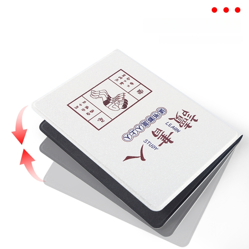 Boox Leaf 5 és Leaf 3 védőtok mágneses zárással, mikroszálas bőrrel, flip-top, üzleti stílus