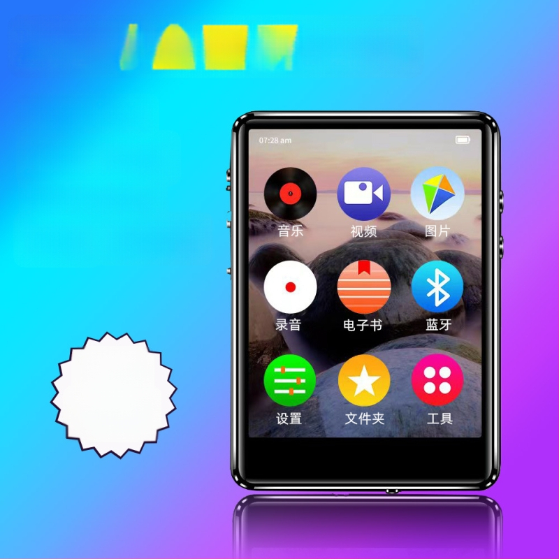 Player MP3 portabil cu Bluetooth și suport TF | Suportă MP3/OGG/FLAC/APE, video AMV, USB 2.0