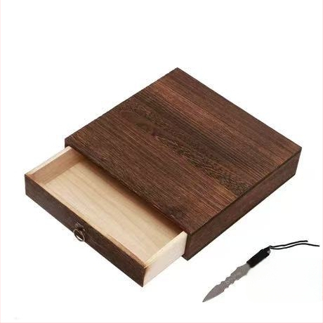 Ξύλινο κουτί τσαγιού με συρταρωτό, πολυεπίπεδο δίσκο τσαγιού, χωρητικότητα 18 L, μοντέλο 121, σετ 12 τεμαχίων