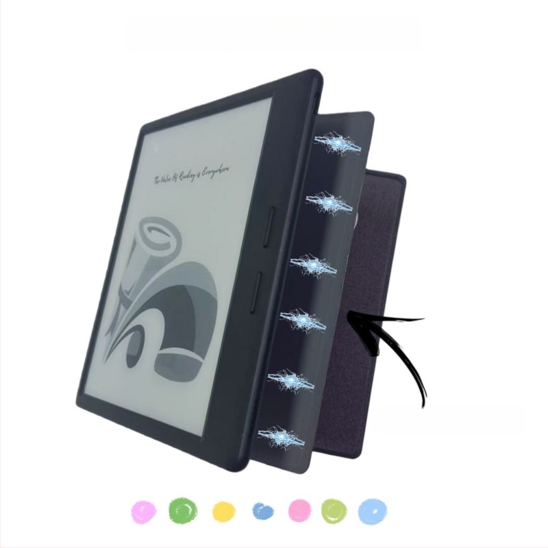 iReader Ocean 5 Pro védőtok mágneses összecsukható állvánnyal; műbőr; logó nyomtatás elérhető; testreszabás; kiadási év 2025