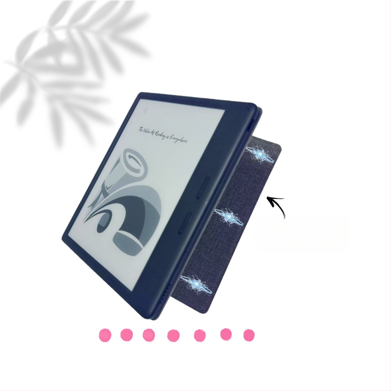 iReader Ocean 5 Pro védőtok mágneses összecsukható állvánnyal; műbőr; logó nyomtatás elérhető; testreszabás; kiadási év 2025