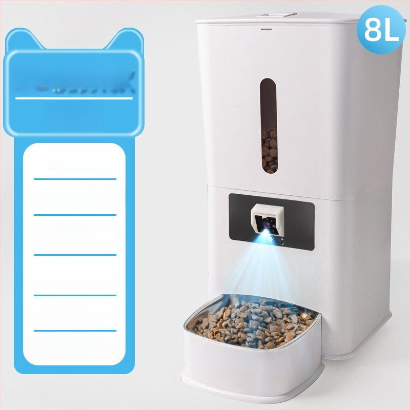 Furajer inteligent pentru animale de companie, model Wsq01; control prin aplicație; hrănire programată și dozare; design detașabil; potrivit pentru pisici și câini