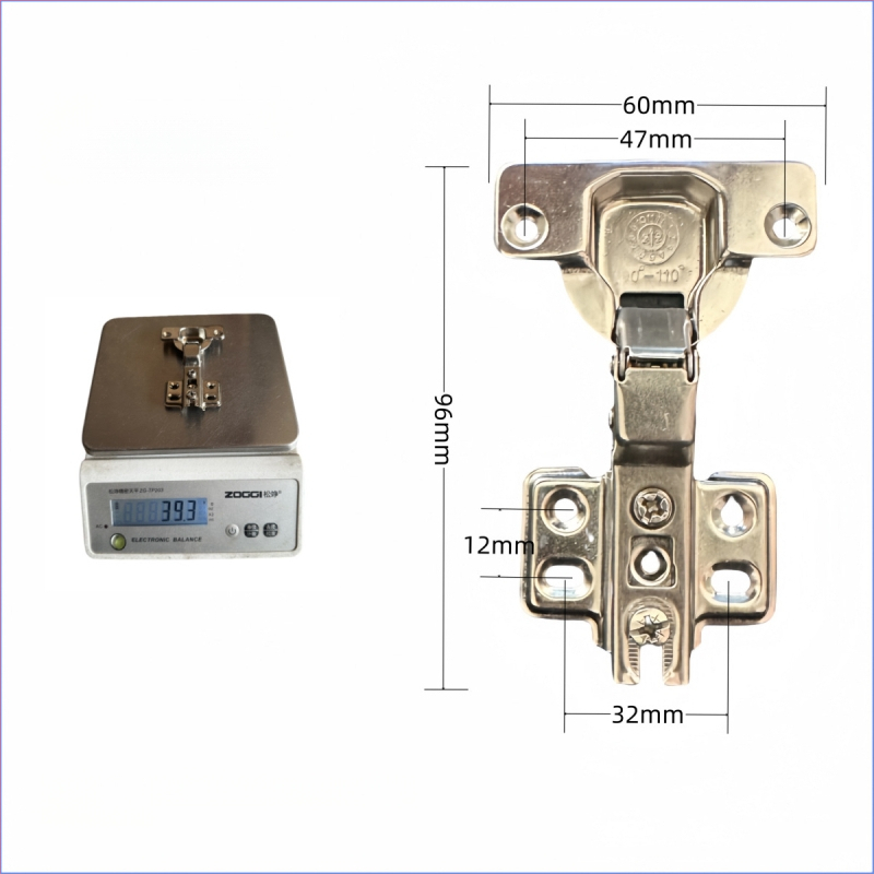 Υδραυλικός μεντεσές ντουλαπιού 161261, χάλυβας ψυχρής έλασης, 42–45 g, για έπιπλα