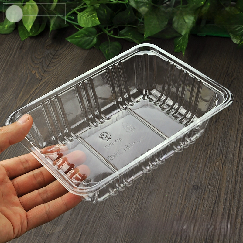 Еднократна PET плодова кутия без капак, модел 1813, PET материал, дебелина на стената 0.3 мм, вътрешен диаметър 120 мм