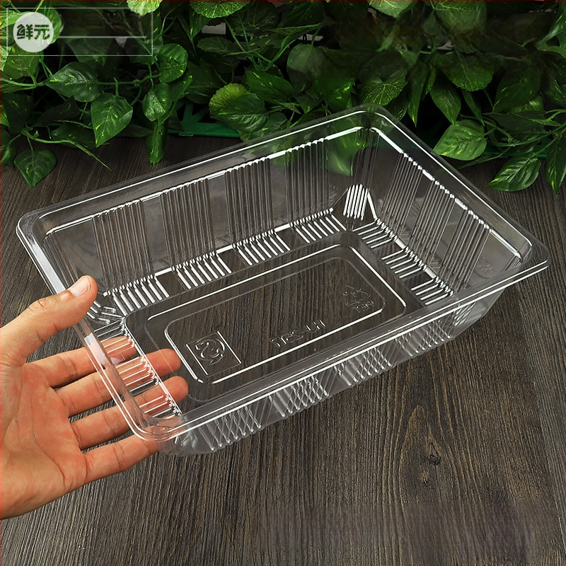 Еднократна PET плодова кутия без капак, модел 1813, PET материал, дебелина на стената 0.3 мм, вътрешен диаметър 120 мм